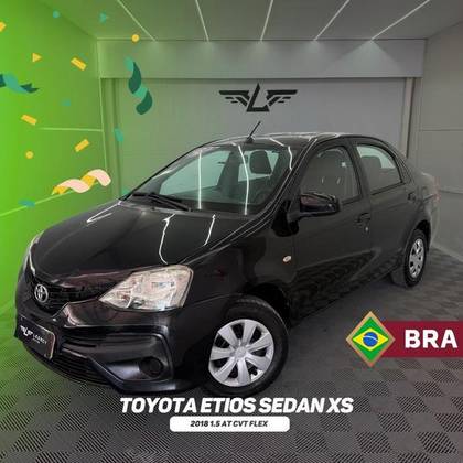 TOYOTA ETIOS 1.5 XS 16V FLEX 4P AUTOMÁTICO TOYOTA ETIOS 1.5 XS 16V FLEX 4P AUTOMÁTICO